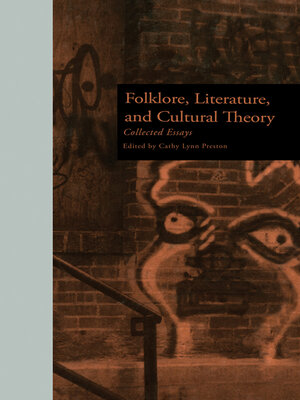 cover image of Folklore, Literature, and Cultural Theory